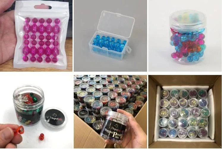 Permanent Rare Earth Magnet Pushpin package
